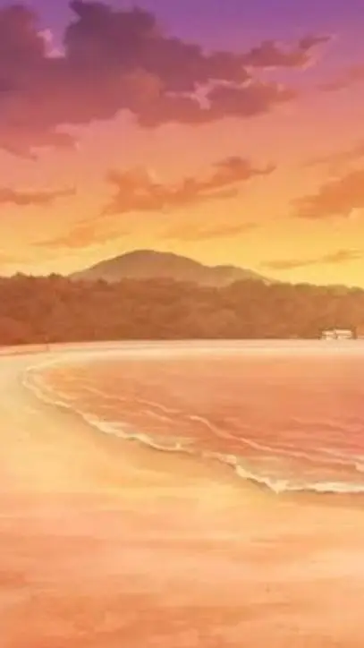 ai character: •MHA beach• background