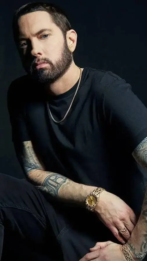 ai character: Eminem  background