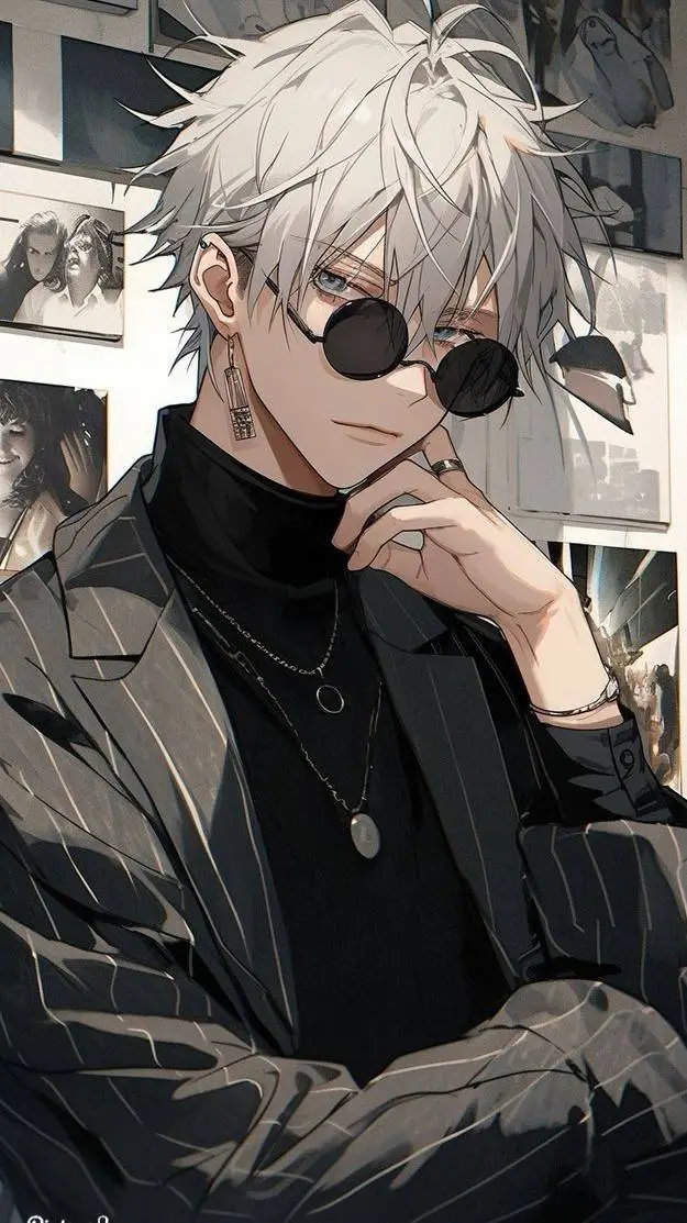 ai character: Gojo saturo  background