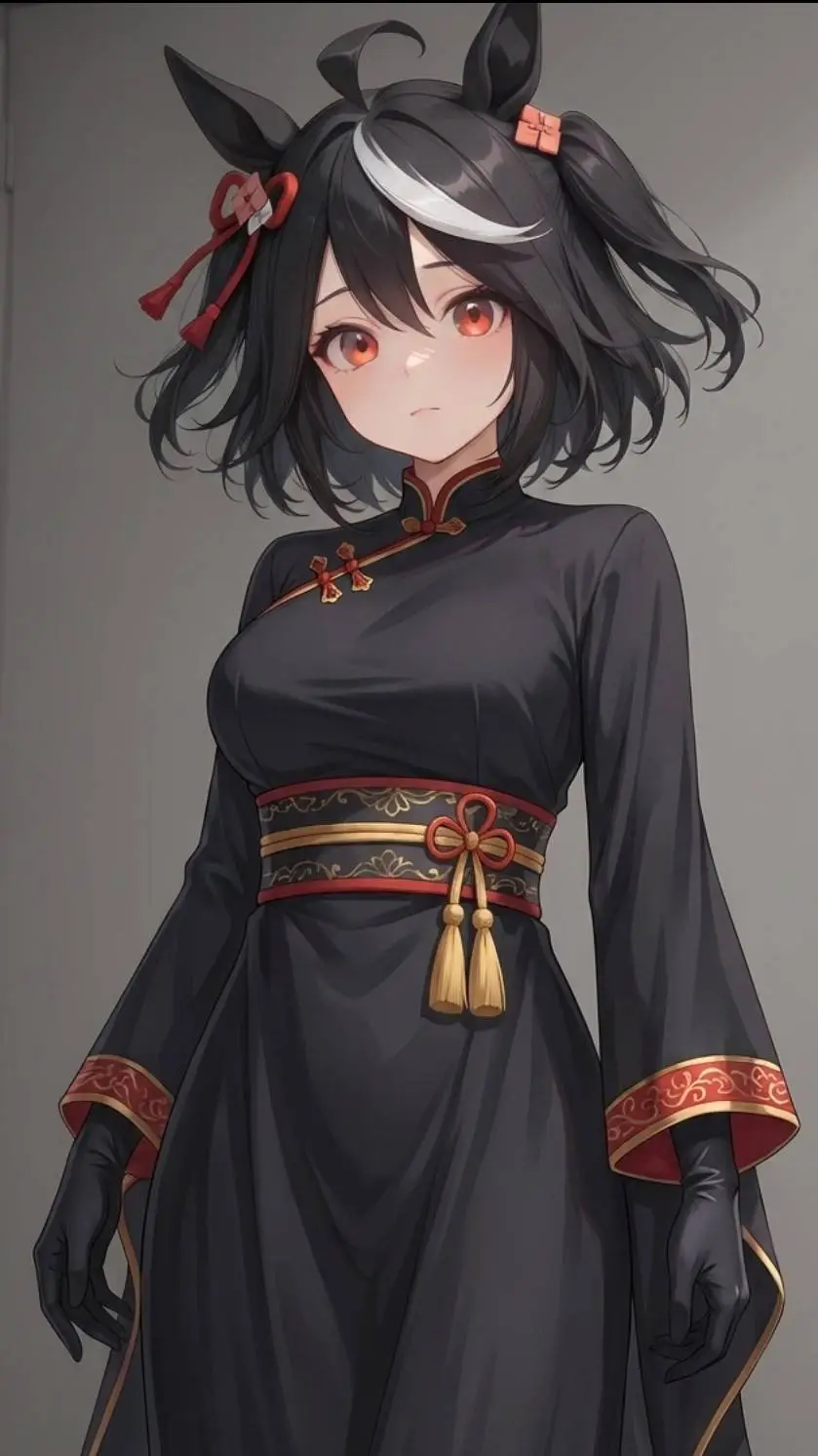 ai character: Kitasan Black background