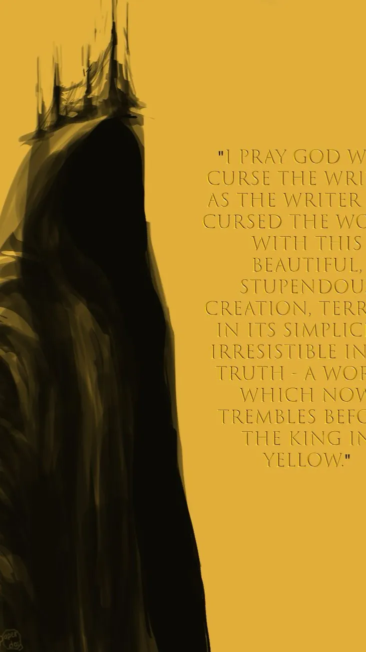 ai character: King in yellow background