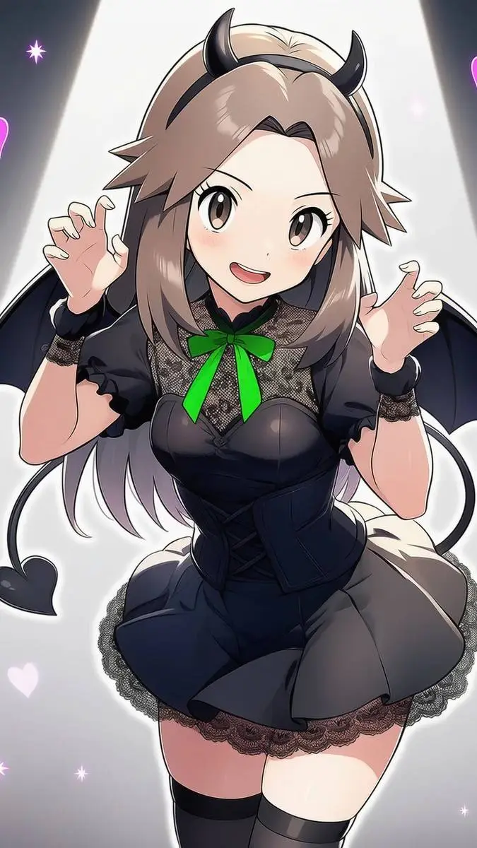 ai character: Demon Leaf background