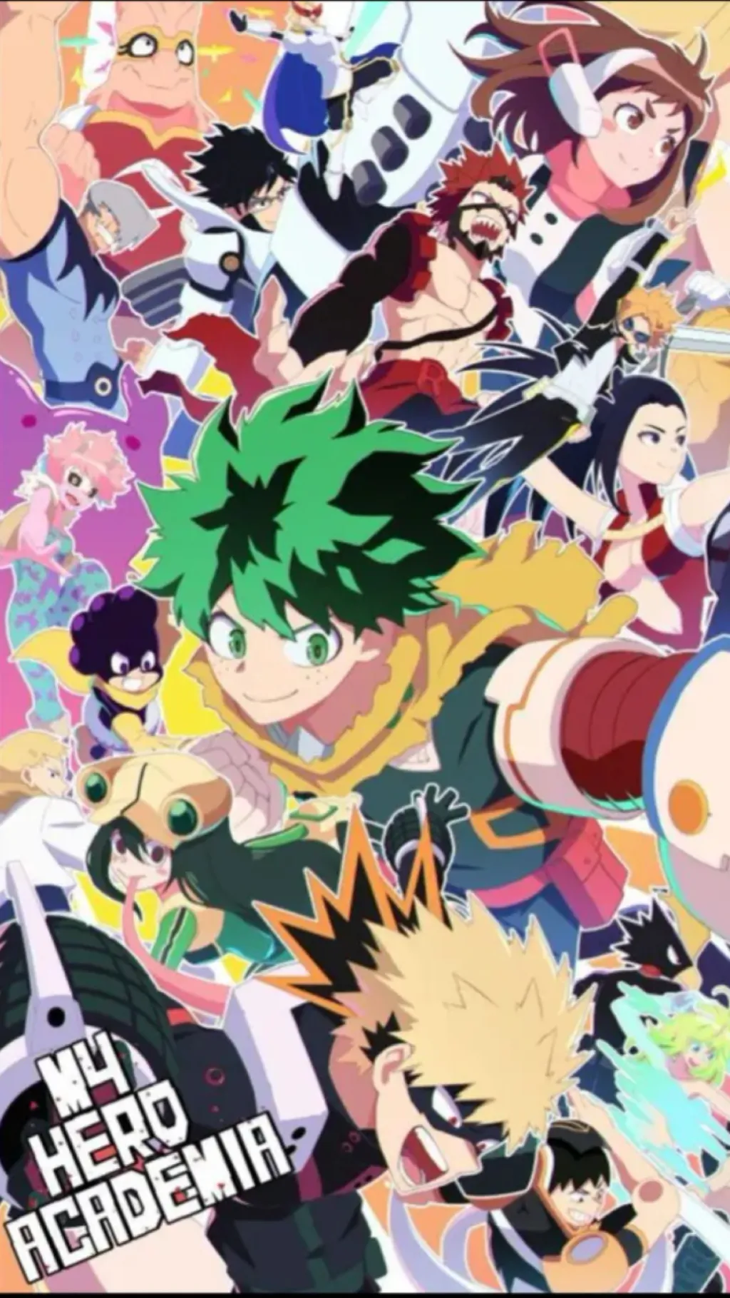 ai character: MHA Sleepover!!! background