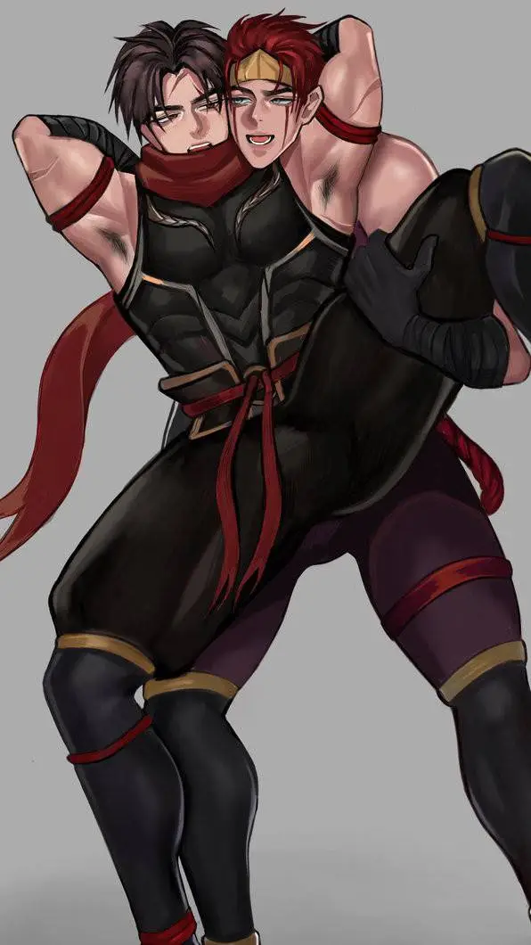 ai character: hanzo x hayabusa background