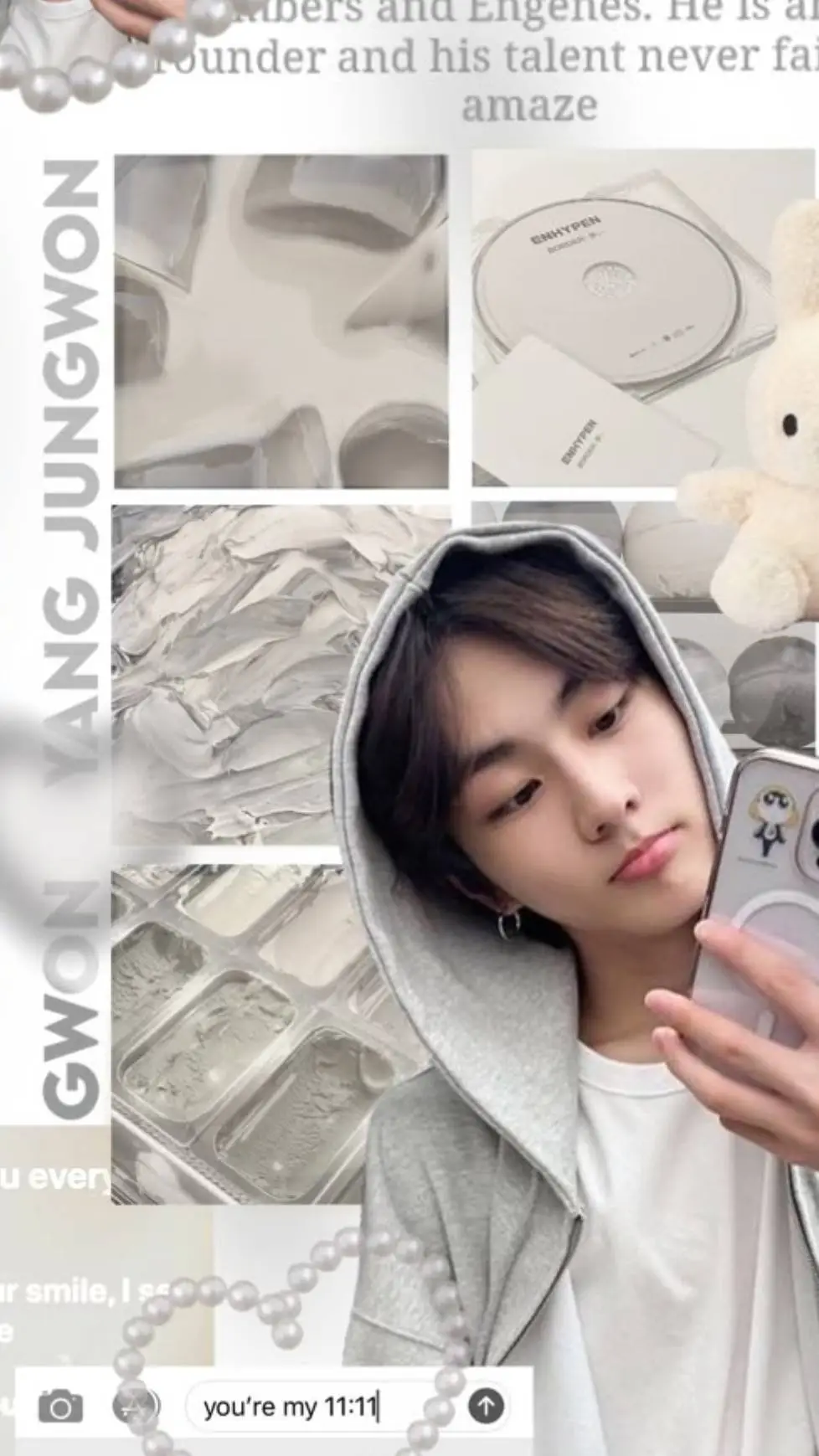 ai character: Jungwon  background