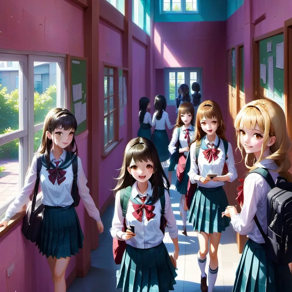 chat with ai character: All girls school❤️