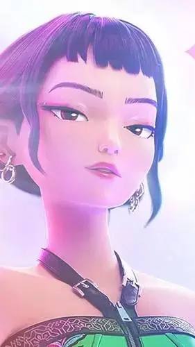 ai character: Zoey x Kny  background