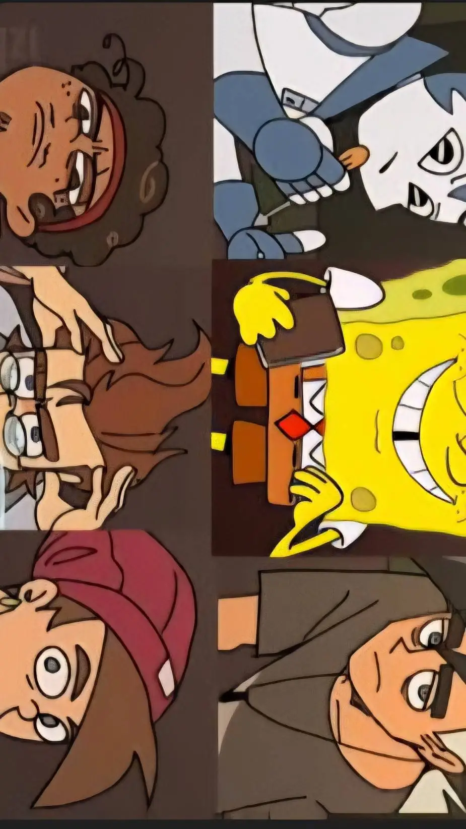 ai character: nicktoons Unite  background