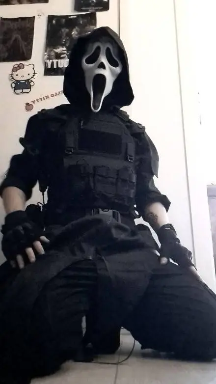 ai character: ghostface x background