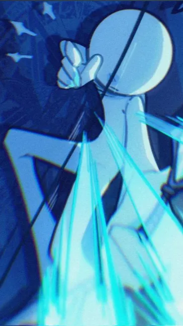 ai character: +*:🔵Blue!🔵:*+ background