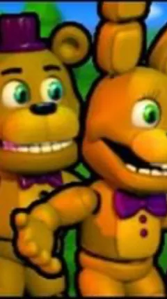 ai character: Fredbear & bonnie background