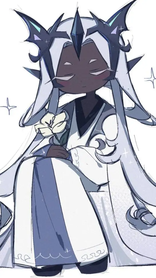 ai character: Elder fairy cookie background