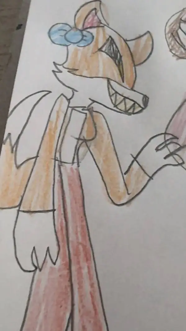 ai character: Miss Fox.  background