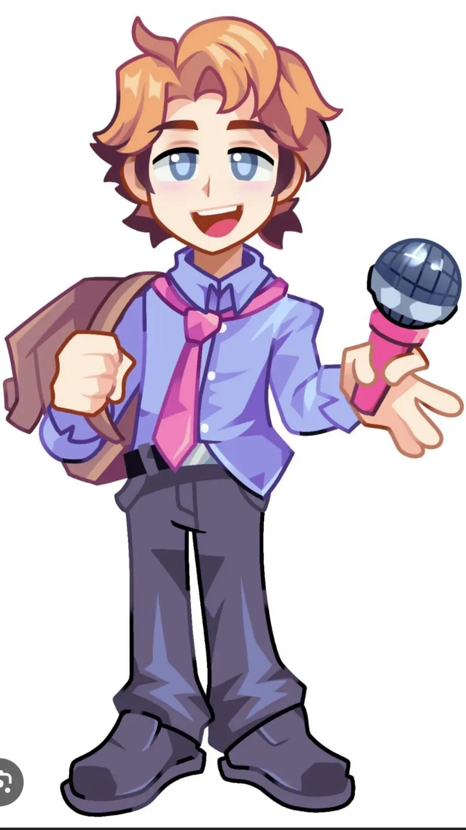 ai character: Senpai background