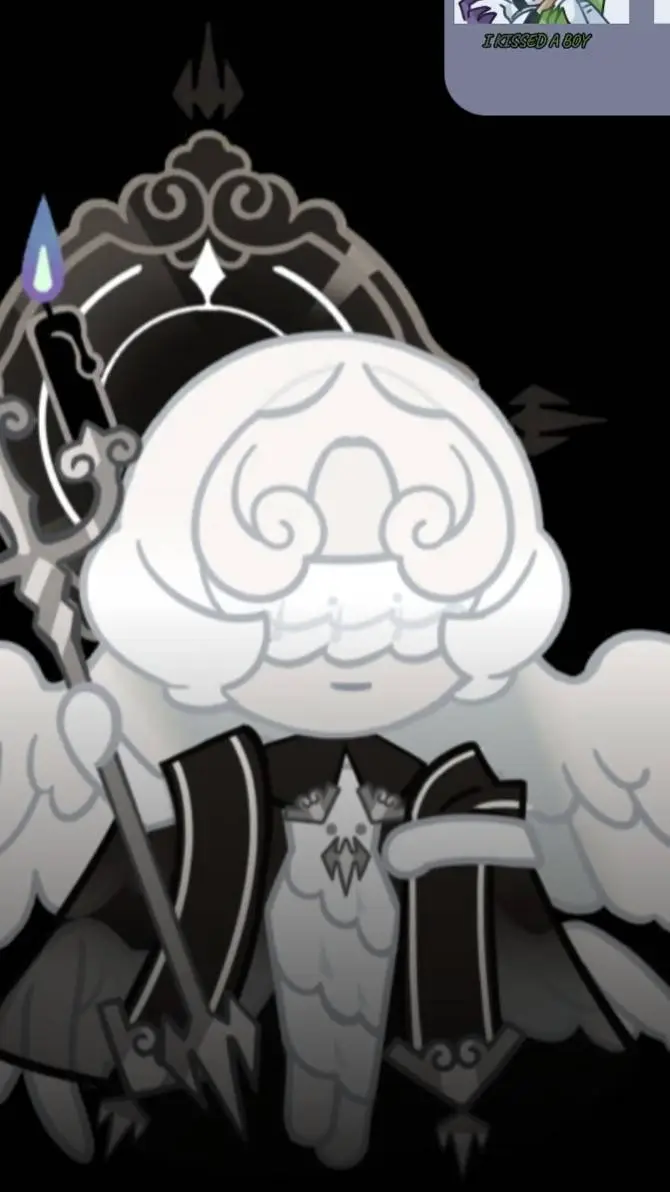 ai character: Doughael cookie background