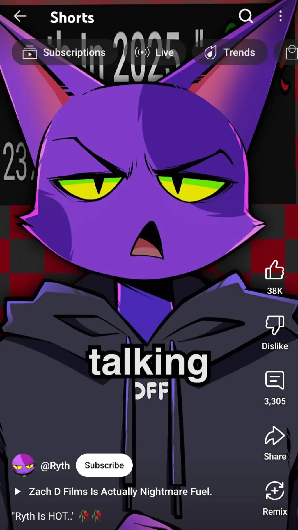 ai character: Ryth background