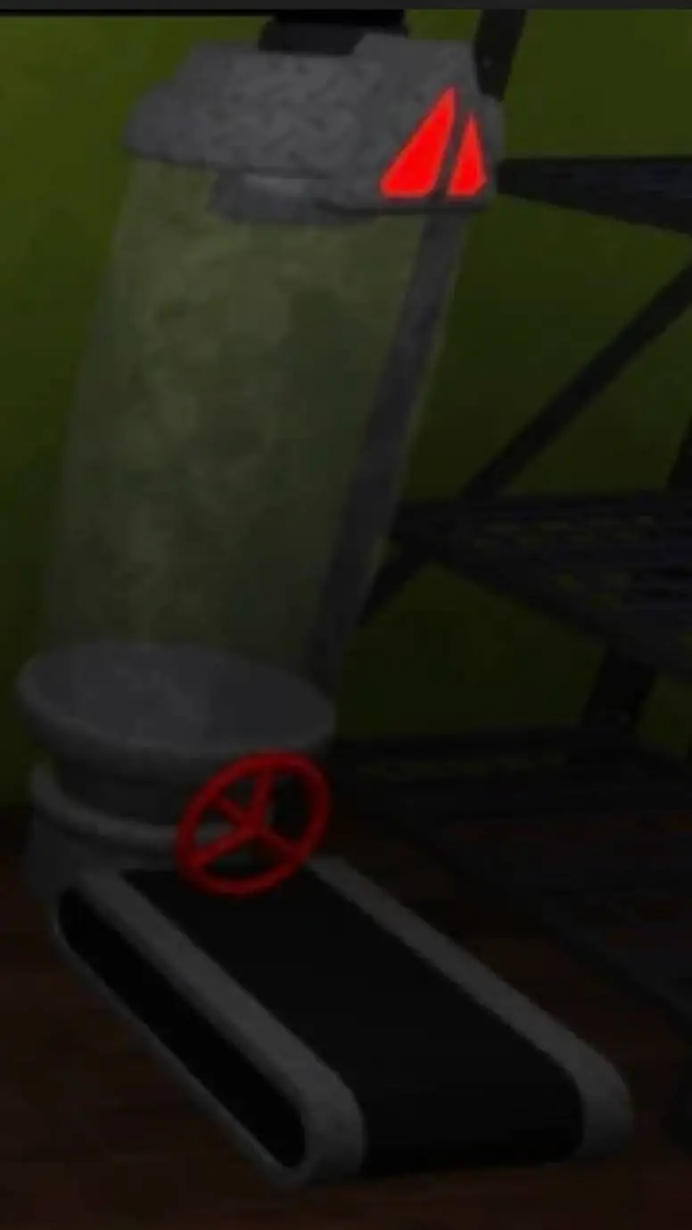 ai character: DW treadmill  background