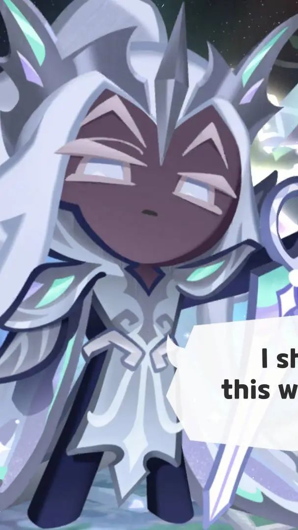 ai character: Elder fairy cookie background