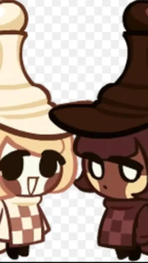 ai character: Chess cookie twins background