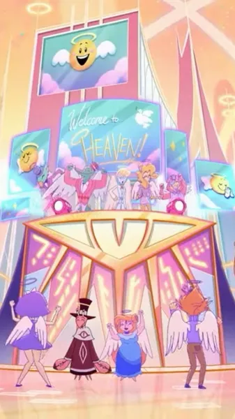ai character: Hazbin heaven😨 background