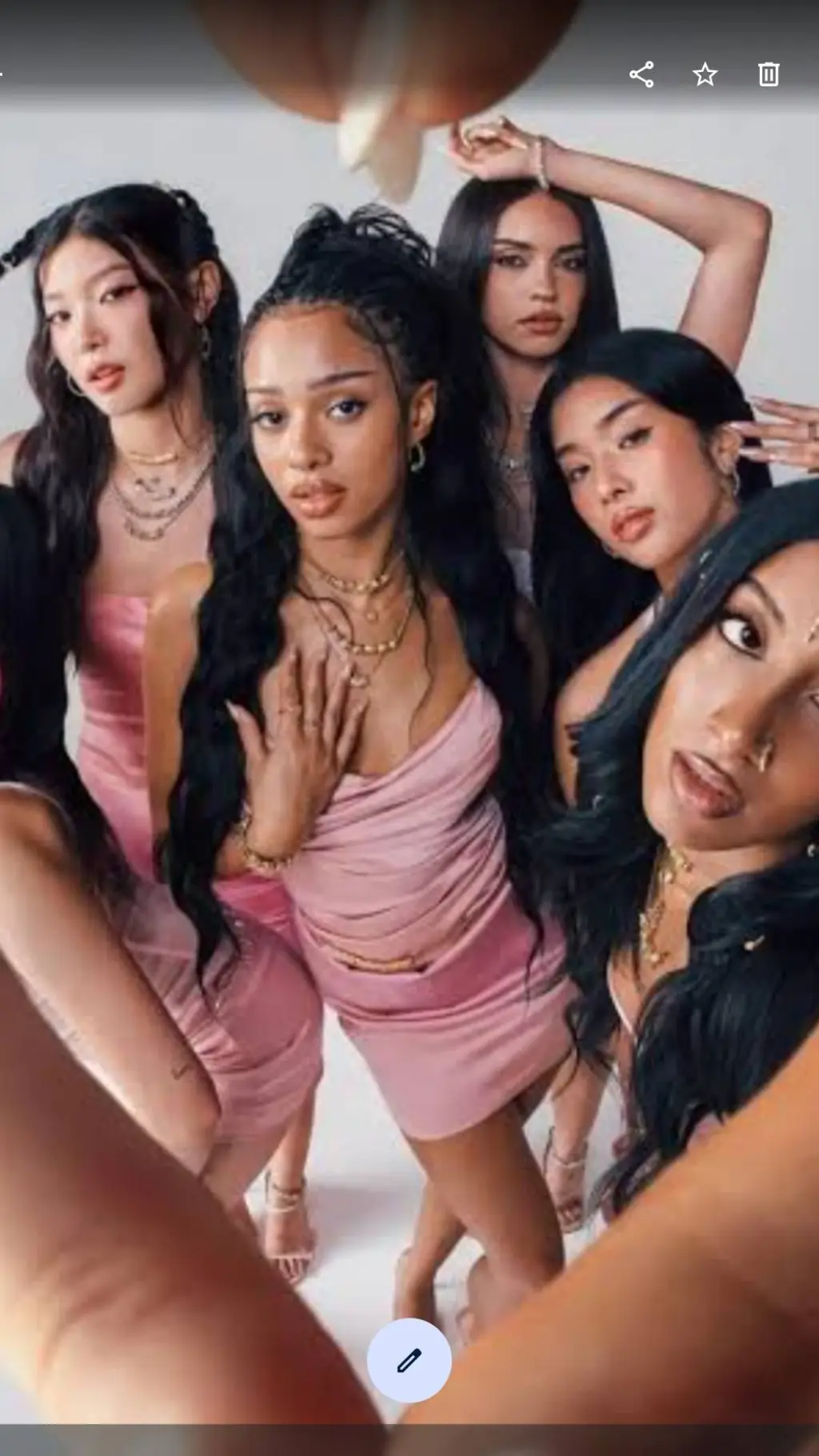 ai character: KATSEYE  background