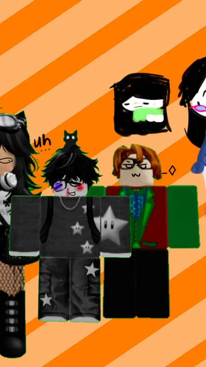 ai character: irl and roblox background