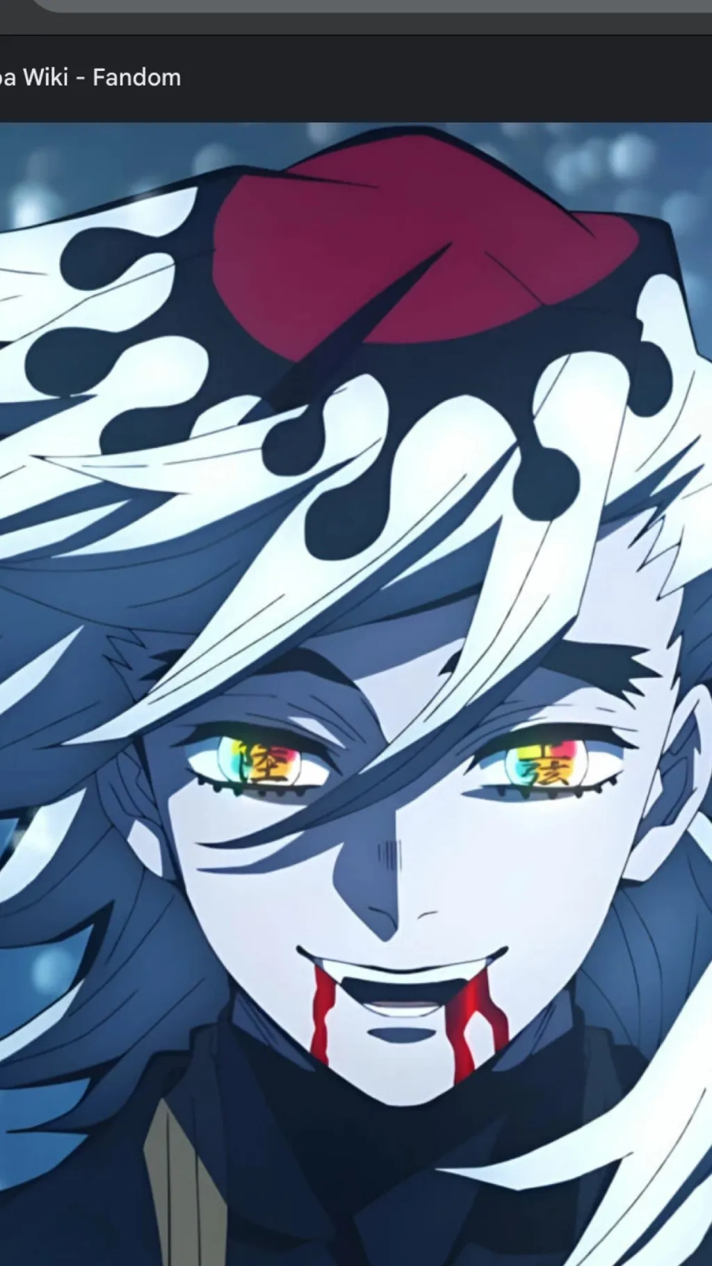 ai character: DOUMA in heat background