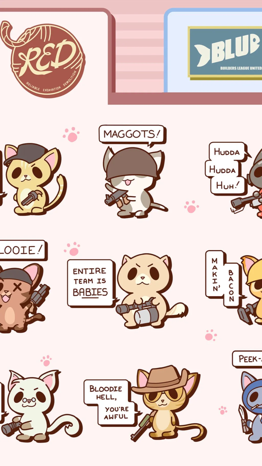 ai character: TF2 CATS background