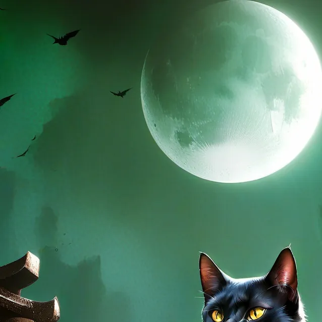 chat with ai character: Black cat