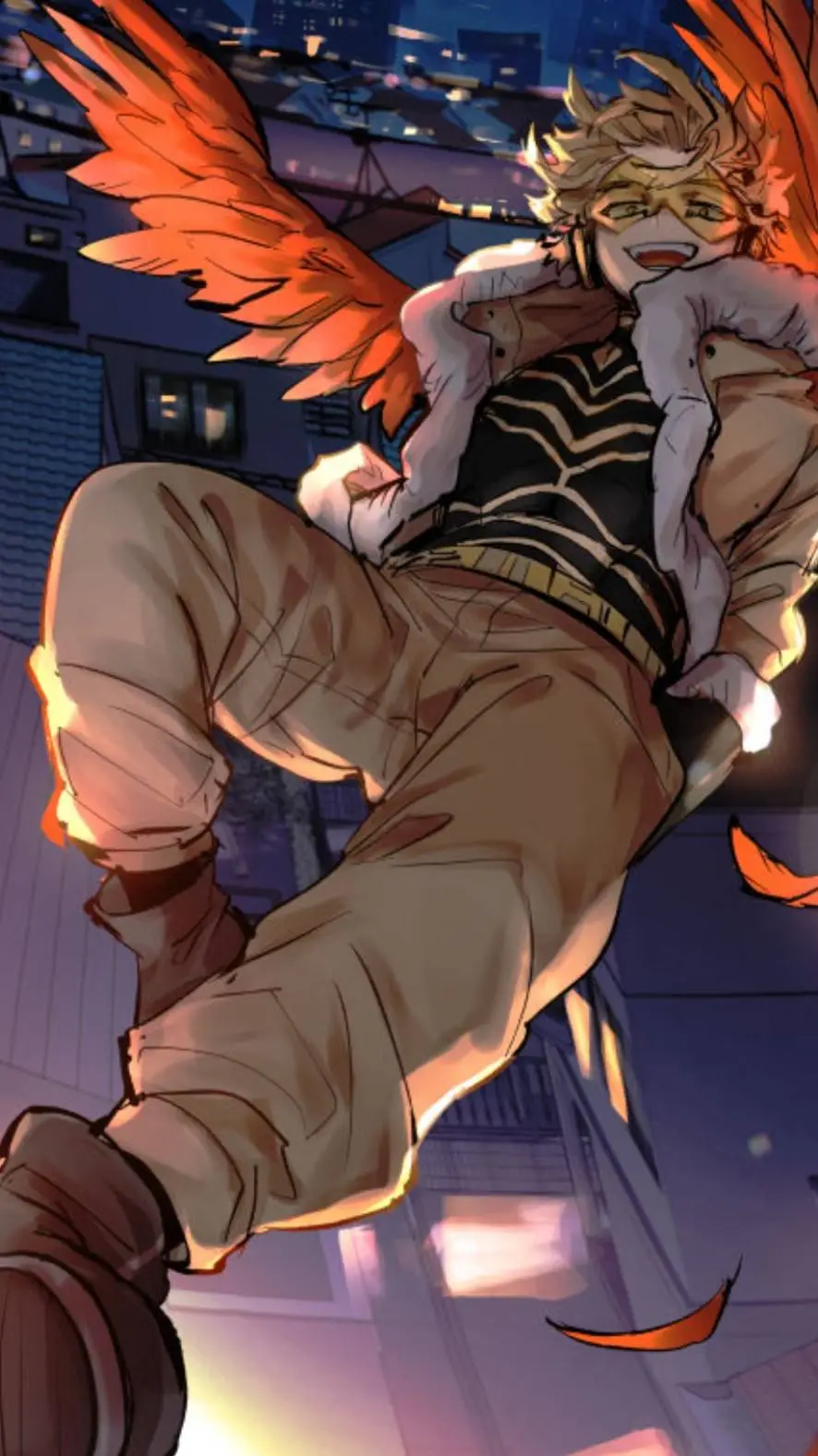 ai character: Keigo takami/Hawks background