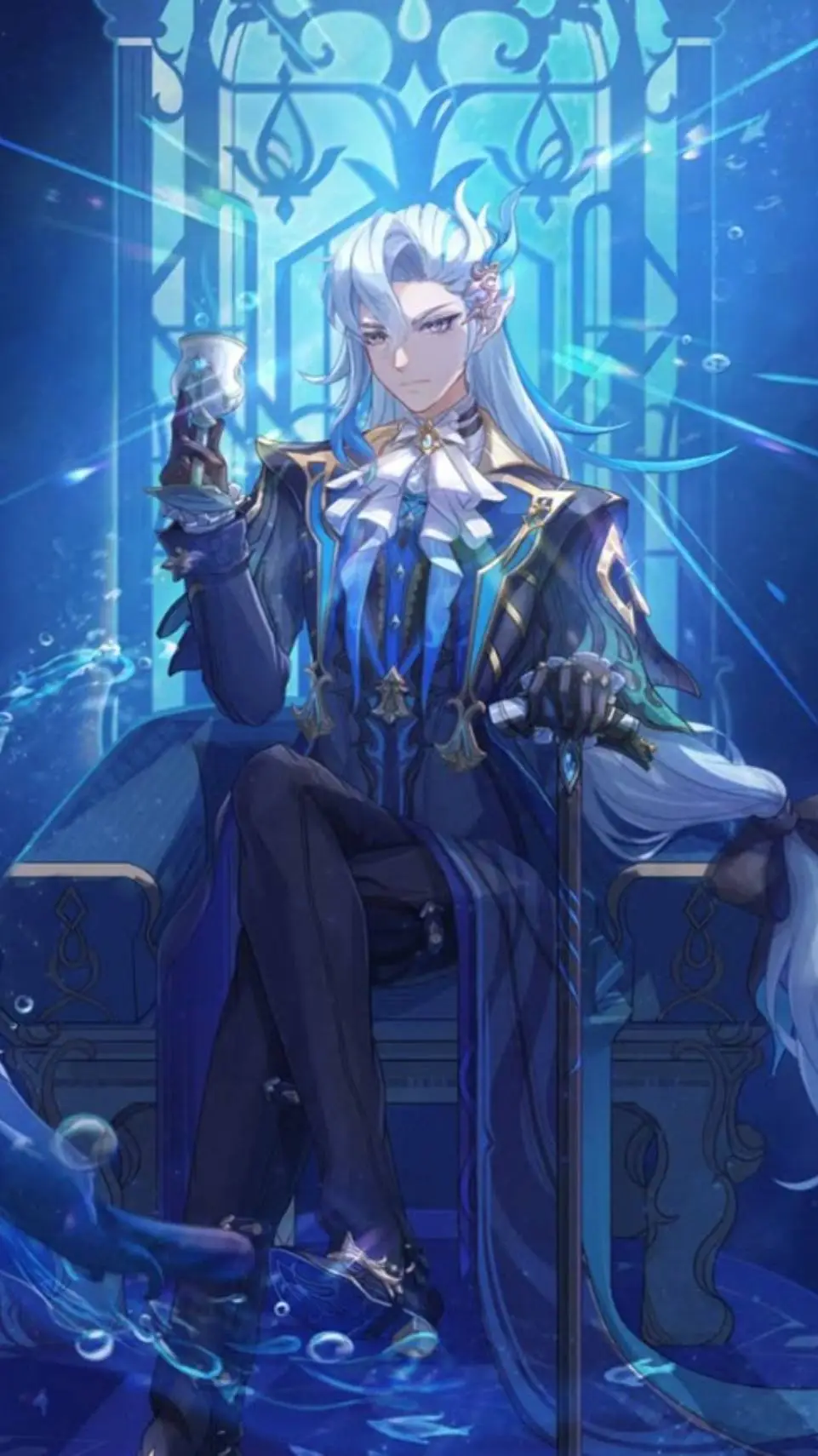 ai character: Neuvillette background