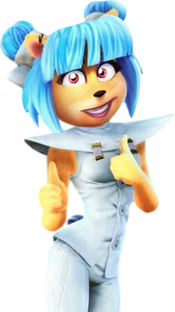 ai character: Megumi bandicoot  background