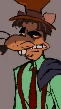 ai character: Slim Sid potoroo  background