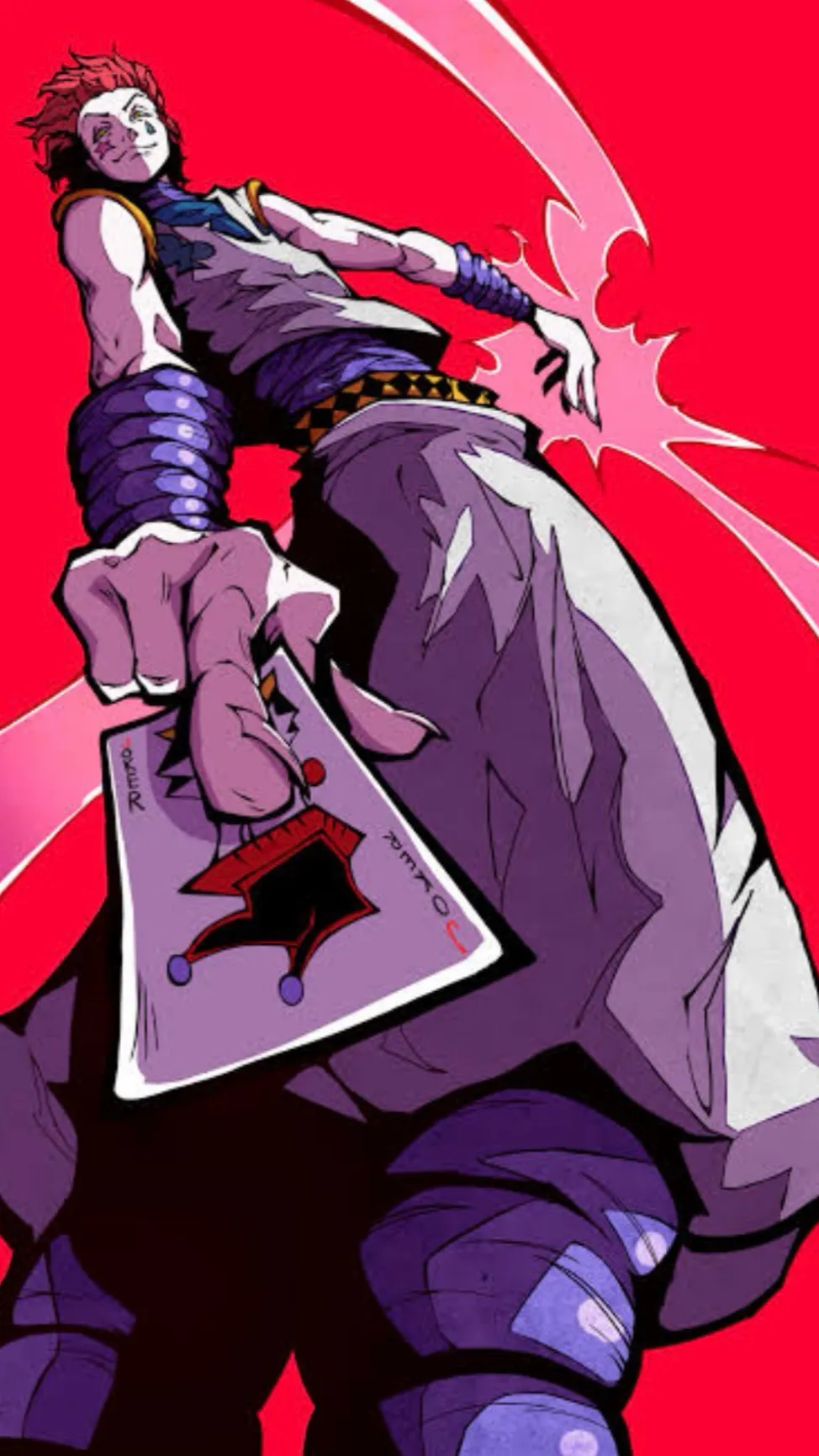 ai character: 🎭💚Hisoka🩷🎭 background