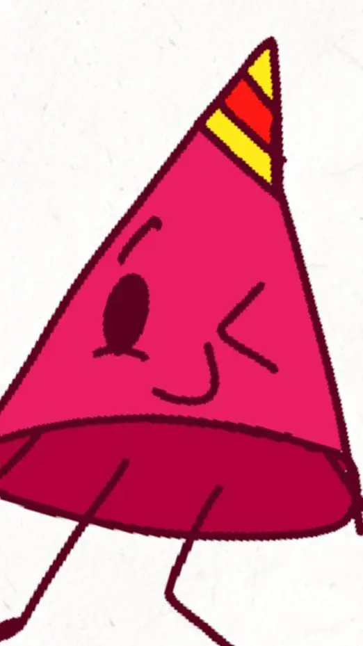 ai character: party hat!  background