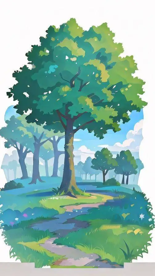 ai character: The Secret Garden  background