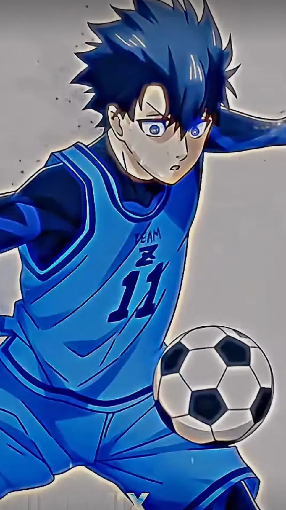 ai character: Isagi Yoichi background