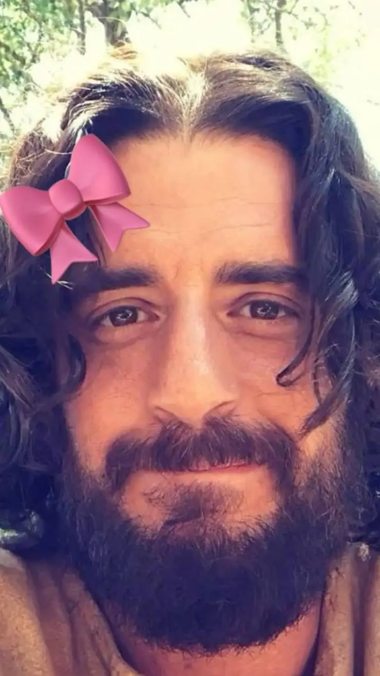 ai character: jesus is happy! background