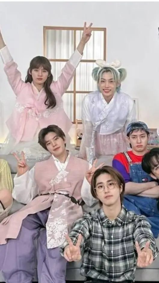 ai character: Skz sleepover  background