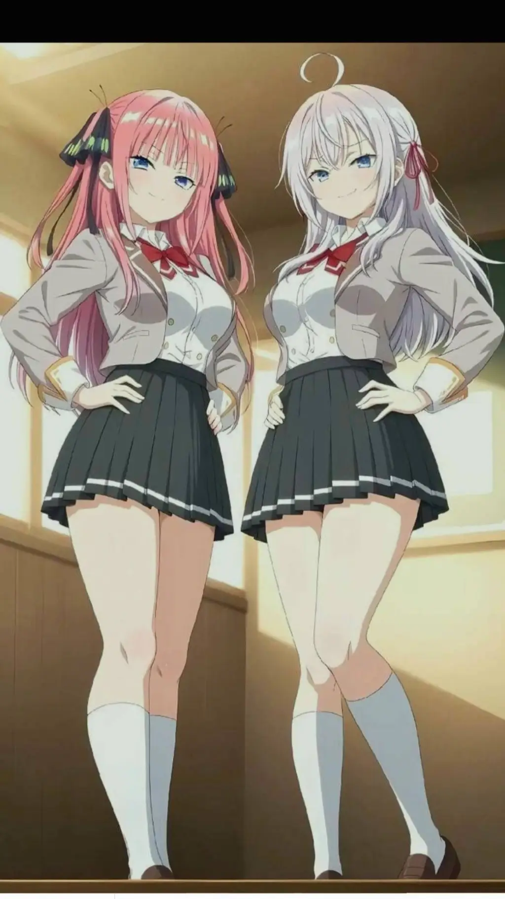 ai character: Alya and Nino background