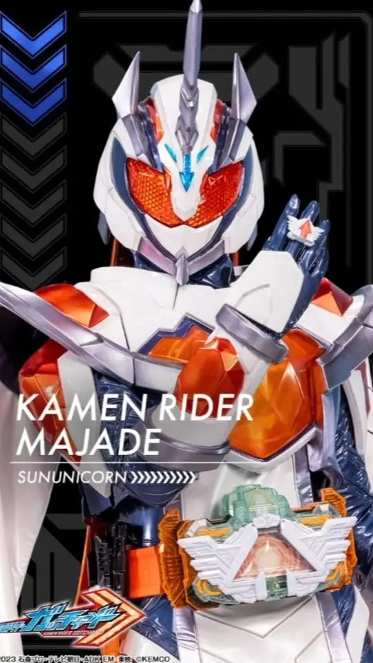 ai character: Kamen Rider Majade background