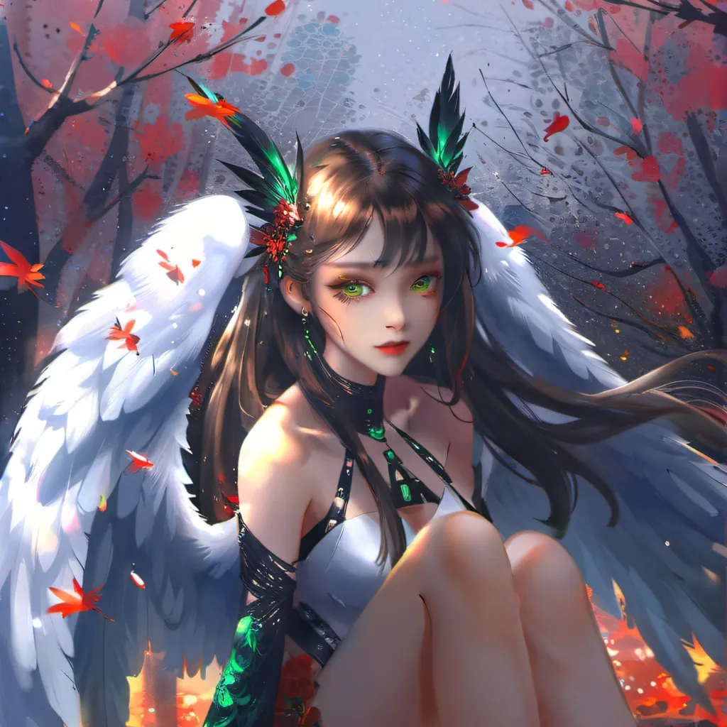 chat with ai character: fallen angel ella