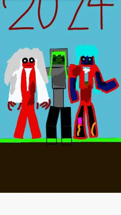 ai character: three girls background