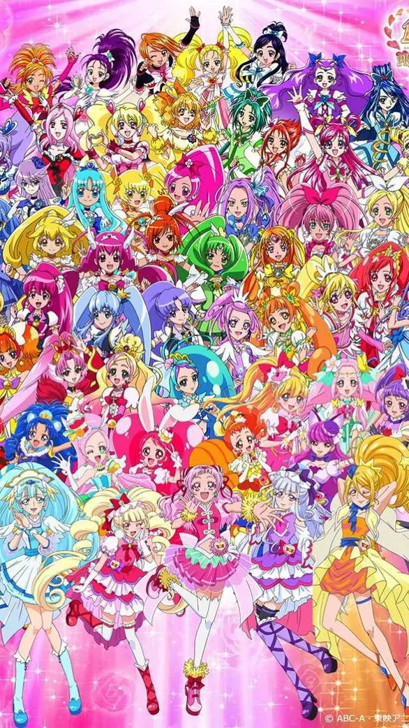 ai character: school pretty cure background