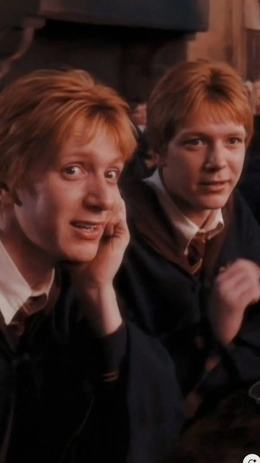 ai character: Weasley twins🧡🦊 background
