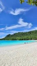 ai character: The wish beach background