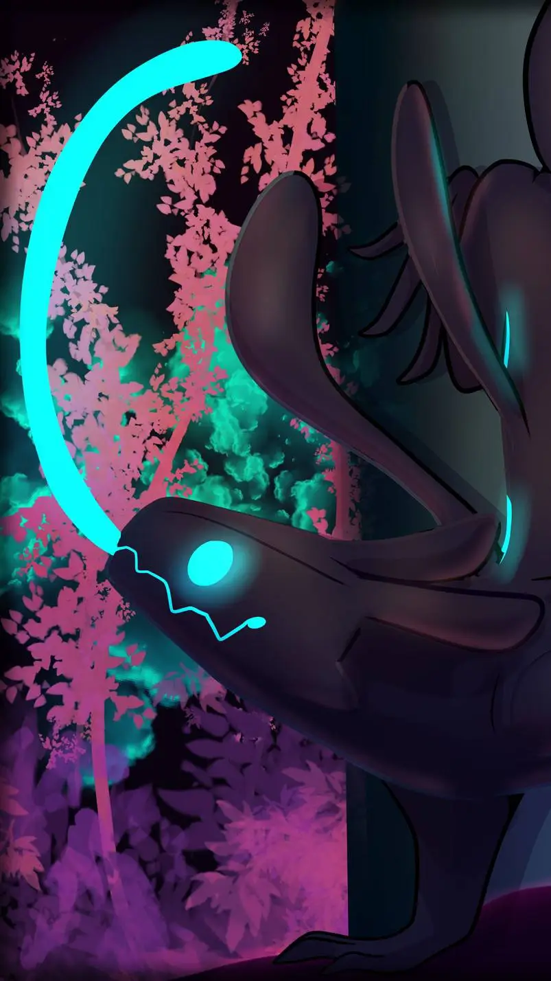 ai character: Cyan Lizard background