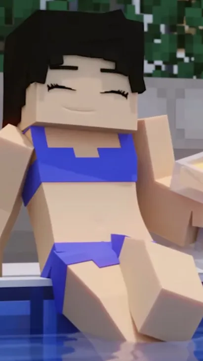 ai character: Minecraft police background