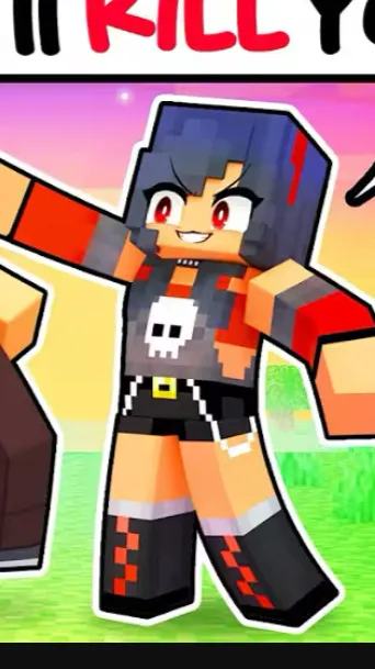 ai character: Aphmau (snapped) background