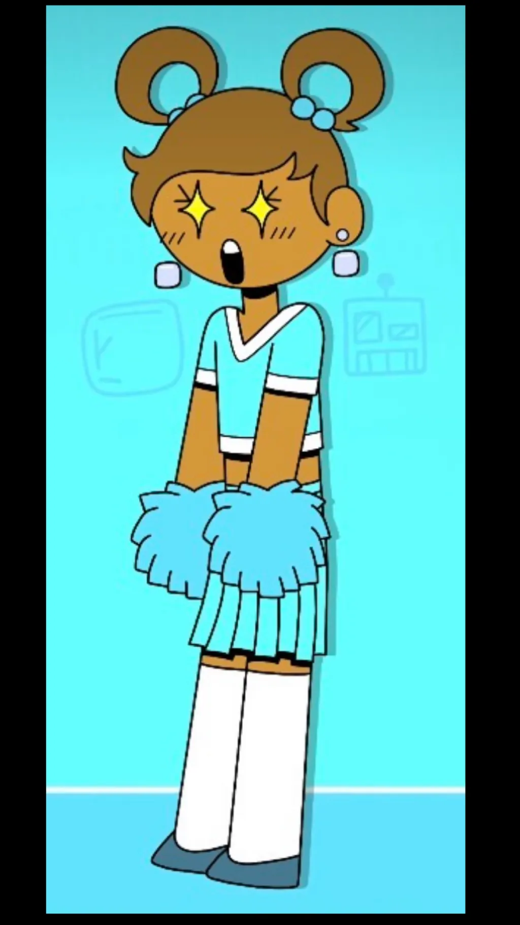 ai character: Brittany (brace) background